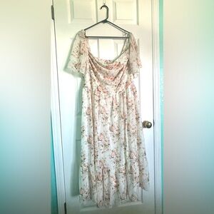 SHEIN Floral Off-Shoulder summer maxi dress